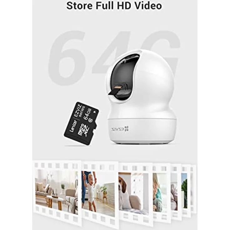 EZVIZ MicroSDXC 32 GB UHS-I Klasse 10, schockresistente und wasserdichte Speicherkarte, schwarz – Bild 2