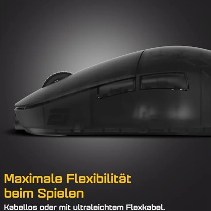 Endgame Gear XM2w 4K v2, Kabellose Gaming-Maus mit 4.000 Hz Polling-Rate und PixArt PAW3950 Sensor, Dark Frost – Bild 6