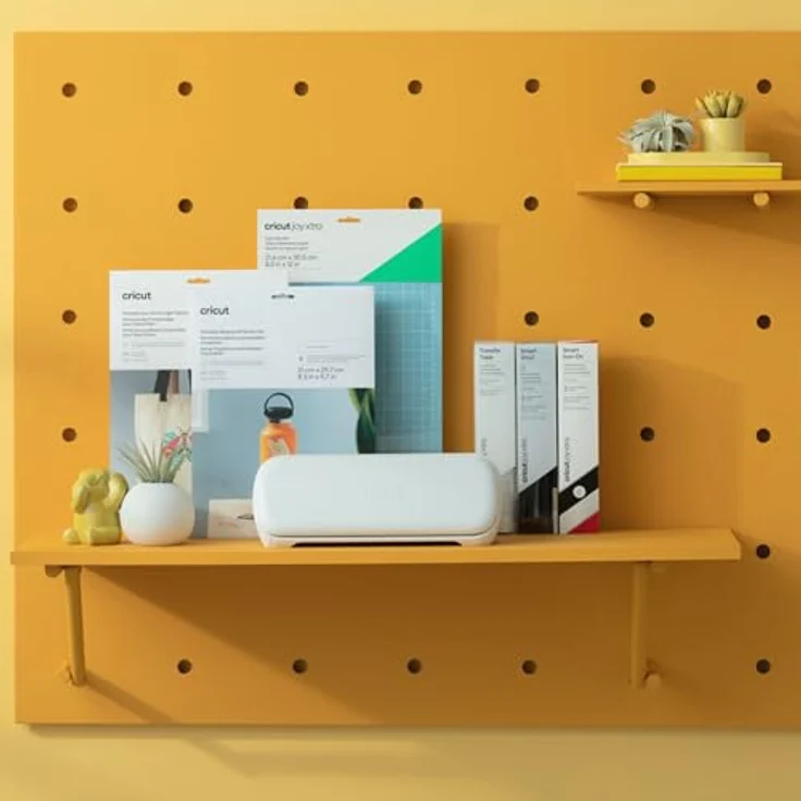 Cricut Joy Xtra Starter Bundle P, Plotter mit Bluetooth, 21,6 cm Schnittbreite, weiß, umfangreiches Zubehörset – Bild 7