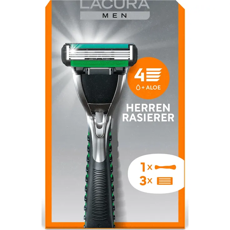 Aldi Lacura Men Herren Rasierer 4 Klingen