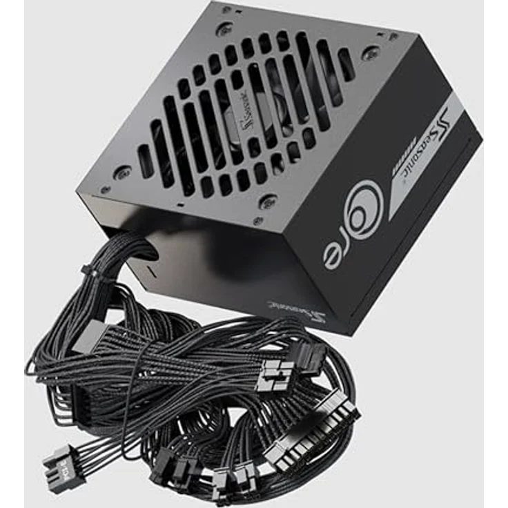 Seasonic CORE GC-650 ATX3, Netzteil 650W (80+Gold), effiziente Kühlung, fester Kabelstrang, Schwarz – Bild 4