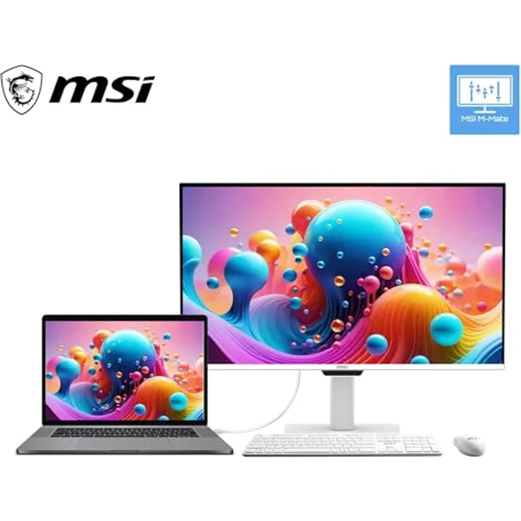 MSI PRO MAX 271UPXW12G 27 Zoll 4K QD-OLED Monitor, 120Hz, 0.03ms, DarkArmor, AMD FreeSync Premium Pro, Dual USB-C, KVM, M-Mate APP – Bild 4