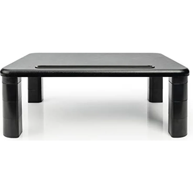 DIGITUS Ergonomische Monitor-Erhöhung - 3 Höhen Bildschirm-Ständer - Traglast 10 kg - Tablet- & Smartphone-Ständer – Bild 9