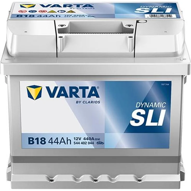 Varta B13 Blue Dynamic 12V 44Ah/440A Autobatterie, wartungsfrei und zuverlässig für Standardfahrzeuge – Bild 1