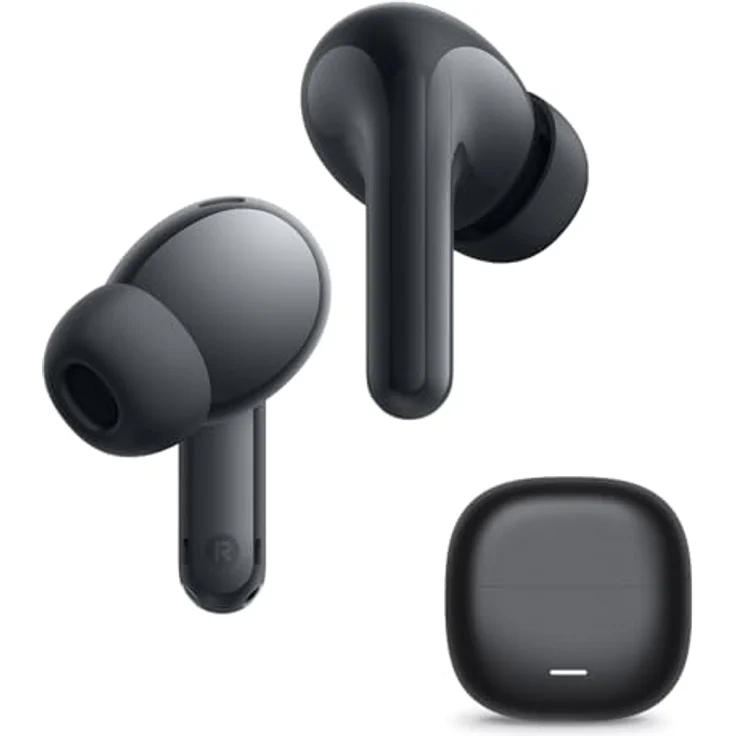 XIAOMI Redmi Buds 8 Lite, In-ear Kopfhörer mit 12.4 mm Treiber, Hybrid-ANC und 36 Stunden Akkulaufzeit, Schwarz – Bild 2