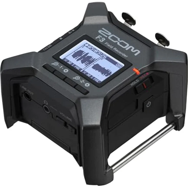 Zoom Audio F3 Multitrack Field Recorder, 32bit/192kHz Aufnahmequalität, 2 XLR-Eingänge, Bluetooth-konnektiv, robustes Gehäuse – Bild 3