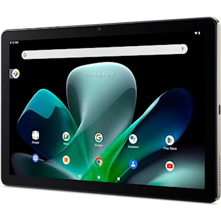 Acer Iconia Tab M10 Tablet 10 Zoll WUXGA (1920 x 1200, MediaTek Kompanio 500, 4 GB RAM, 64 GB, Bluetooth, USB-C, Wi-Fi, MicroSD, Audio, Front- und Rückkamera, Android 12), silberfarben + Hülle – Bild 5