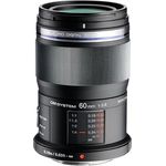 OM SYSTEM M.Zuiko ED 60 mm f/2.8-22, Makro Objektiv für Micro-Four-Thirds, Staub- und spritzwassergeschützt, Schwarz