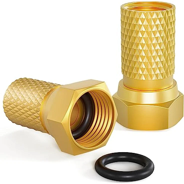 135dB 100m Koaxial SAT Kabel HQ-135 PRO 4-fach geschirmt für DVB-S / S2 DVB-C und DVB-T BK Anlagen + 10 vergoldete F-Stecker SET Gratis dazu – Bild 5