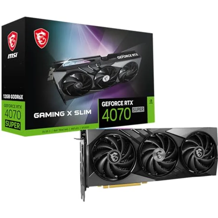 MSI GeForce RTX 4070 SUPER 12G Gaming X Slim – Bild 1