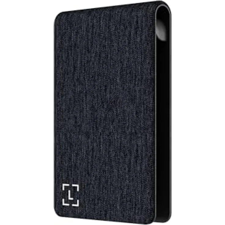 Ledger Nano Gen 5 Magnet Folio, Schutzhülle aus strapazierfähigem Nylon mit Mikrofaserauskleidung, business charcoal – Bild 1