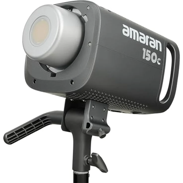 Amaran 150c (EU) Grey, 150W RGBWW LED-Punktstrahler mit Bowens Mount, 2500K-7500K Farbtemperatur, stufenlos dimmbar, 9 FX-Effekte, integrierte Schirmhalterung – Bild 3