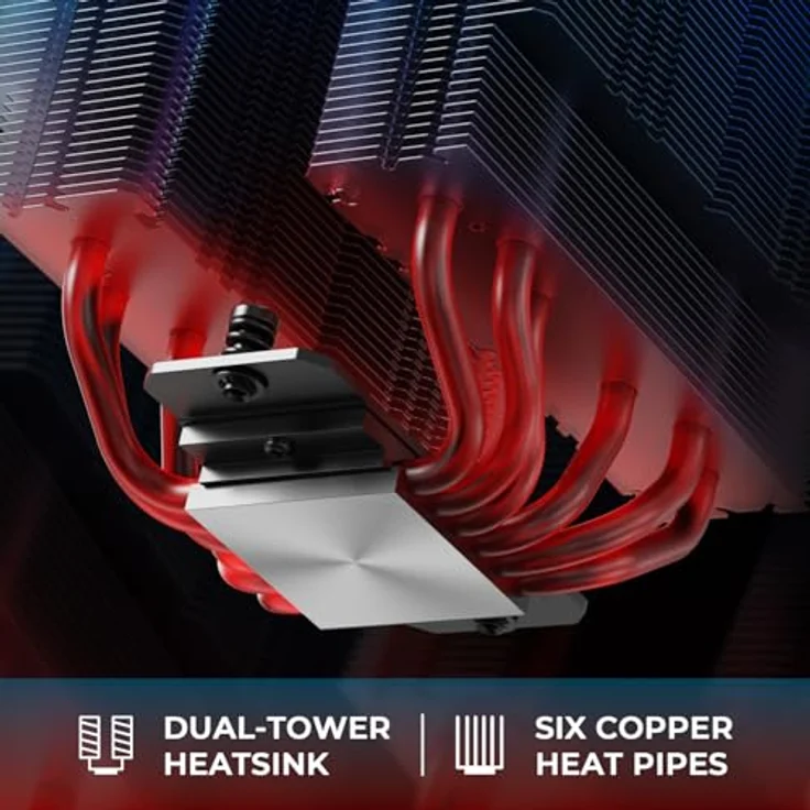 ID-Cooling FROZN A620 PRO SE, CPU Luftkühler mit 27 dBA, 120 mm Lüfter, kompatibel mit AM5, LGA 1700, LGA 1150, LGA 1200 und AM4 – Bild 2