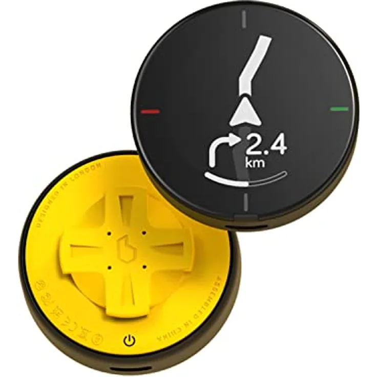 Beeline Velo 2, Fahrrad Navigationsgerät Ø46,4mm mit universeller Lenkerhalterung und GPS-Tracker für präzise Routenführung