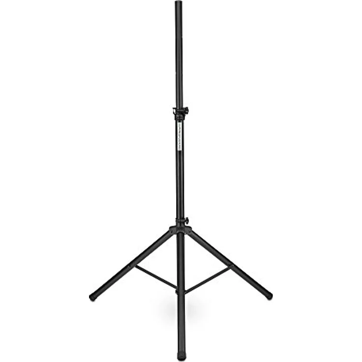 Pronomic SPS-1A Boxenstativ Alu (Boxenstativ aus Aluminium, stabile, extra breite Dreibein, 125-185 cm, auch als Dartstativ oder Fotostativ verwendbar) schwarz – Bild 2