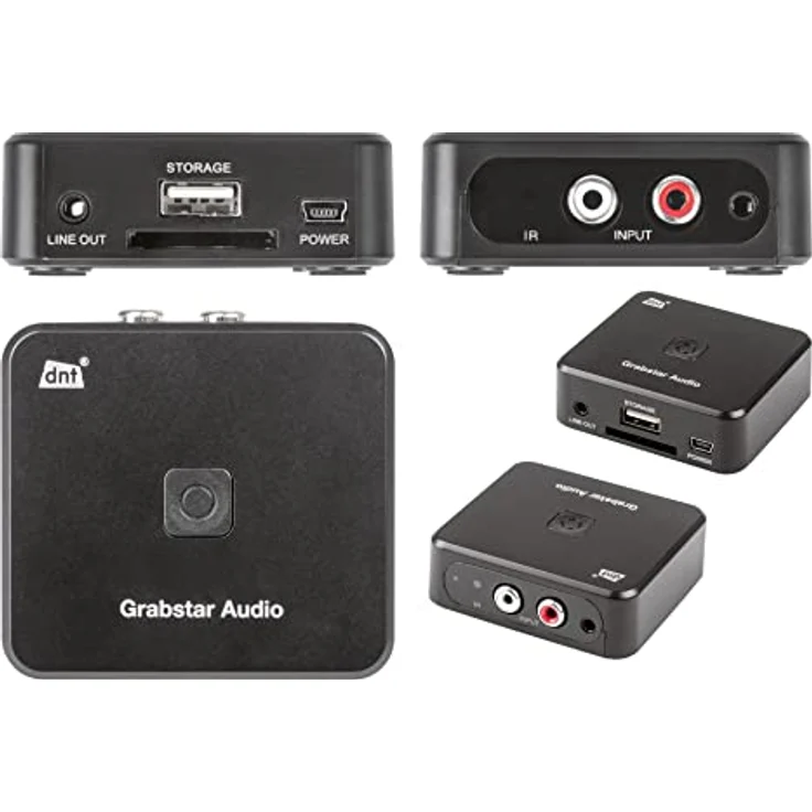 DNT Grabstar Audio, Audio-Digitalisierer und Game Recorder mit MP3-Konvertierung, Fernbedienung und SD-USB-Speicher bis 32 GB – Bild 5