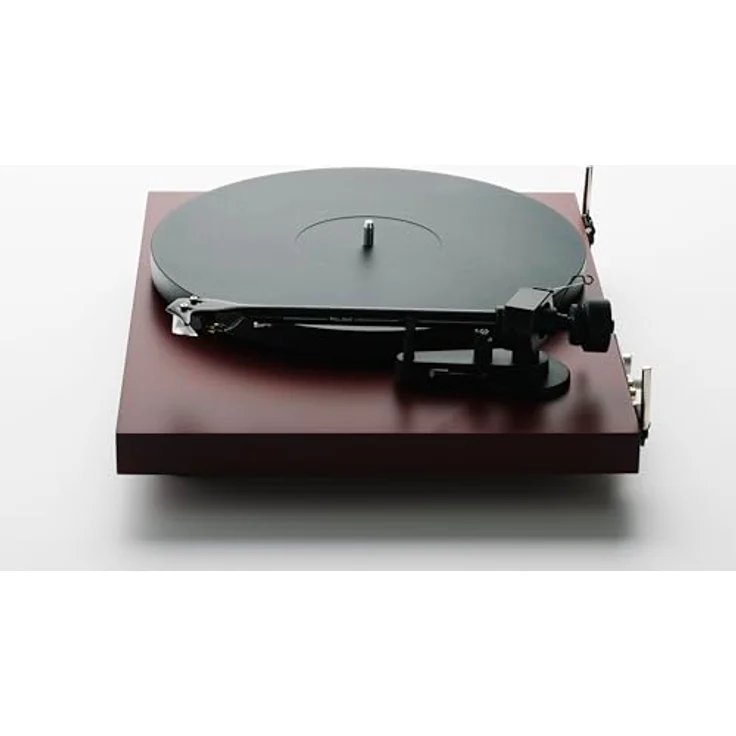 Pro-Ject Debut EVO 2 Plattenspieler, Braun, Riemenantrieb, 33/45 U/min, 8,6" Carbon-Tonarm, höhenverstellbare Füße – Bild 6