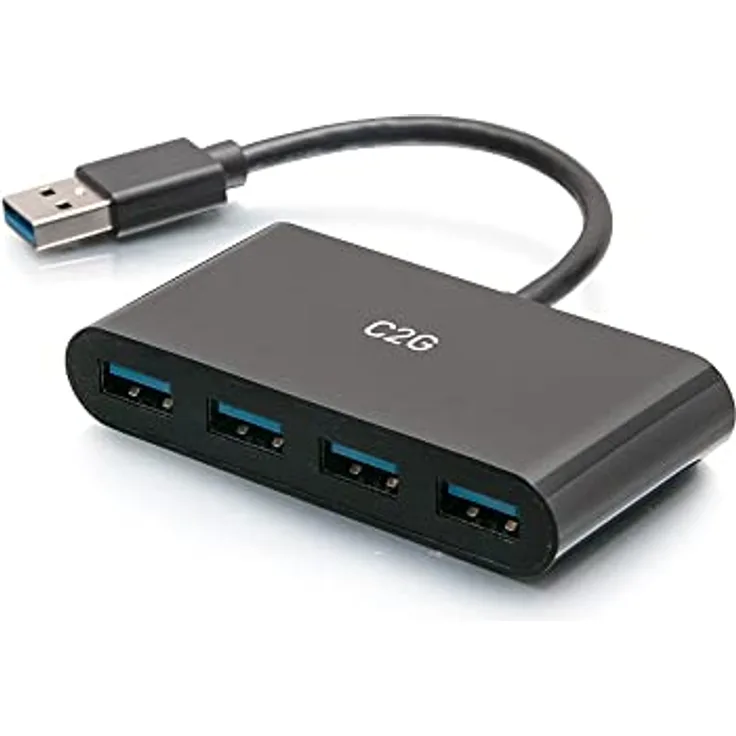 C2G 4-Port USB-A 3.0 Hub - SuperSpeed USB 5Gbps