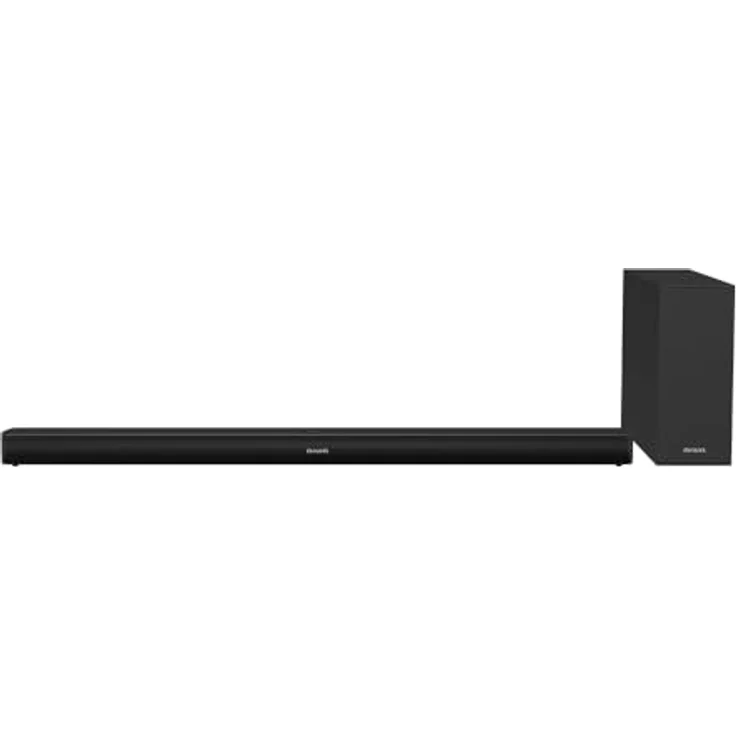Aiwa HE-1200SW, 2.1 Soundbar mit kabellosem Subwoofer, 120 W RMS, Bluetooth 5.3, schwarz – Bild 2