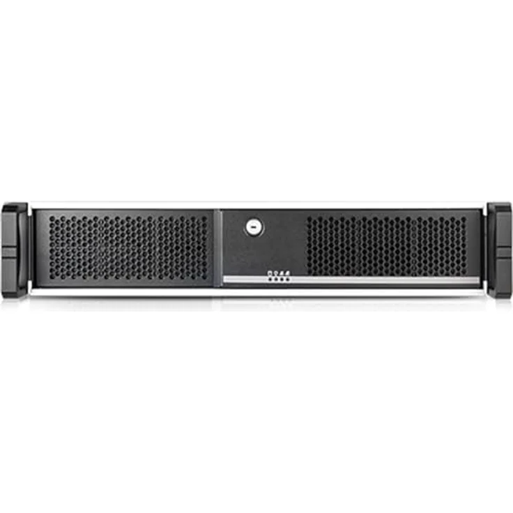 Chenbro RM24200-L uATX PC-Gehäuse in Schwarz/Silber, 2 Höheneinheiten – Bild 5