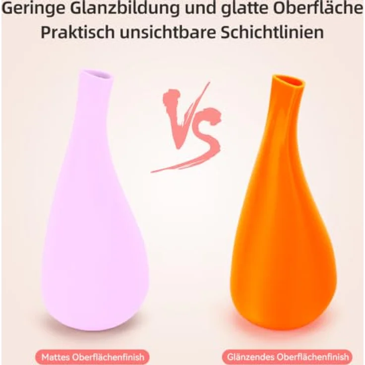 3DHoJor Matte PLA Filament 8er-Pack, 250g Rollen in Pastellfarben, 1.75mm, hohe Zähigkeit – Bild 3