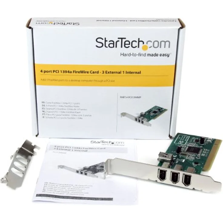 StarTech.com 4 Port 1394a FireWire PCI Schnittstellenkarte - 3x extern 1x intern (PCI1394MP) – Bild 7