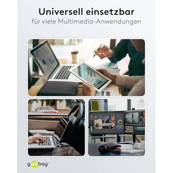 Goobay Lightning auf USB-C Textilkabel, 0,5 m, supersoft mit Metallsteckern – Bild 10