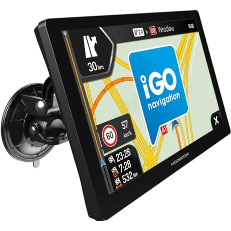 Modecom Navigation Freeway Cx 9.0, 9 Zoll GPS mit iGo Europa und 8 GB Speicher, schwarz – Bild 2