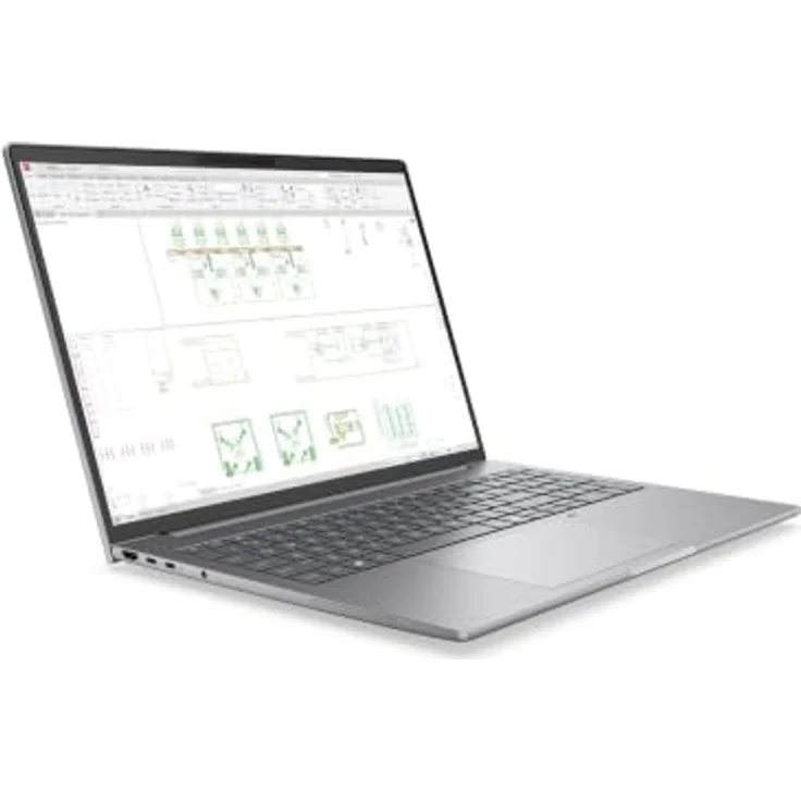 HP ZBook 8 G2i 16 DK2Z2ET, 16" WUXGA IPS Laptop mit Intel Core Ultra 7 356H, 32GB RAM, 1TB SSD, NVIDIA RTX PRO 500, silber, Windows 11 Pro – Bild 4