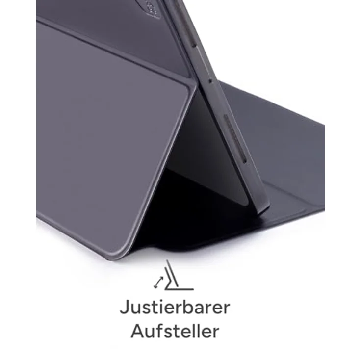 ZAGG Pro Keys 2, QWERTZ Tastatur für Apple iPad Air 13 (M2), mit Hintergrundbeleuchtung, verstellbarem Ständer, schwarz – Bild 8