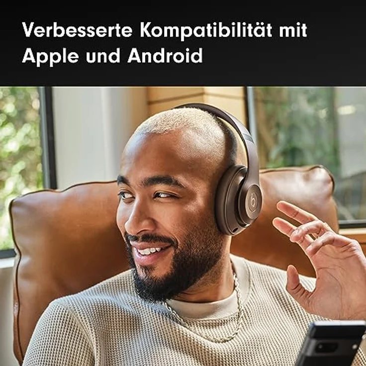 Beats Studio Pro – Komplett Kabellose Bluetooth Noise Cancelling Kopfhörer – Personalisiertes 3D Audio, USB-C verlustfreies Audio, Apple & Android Kompatibilität - Espresso – Bild 4