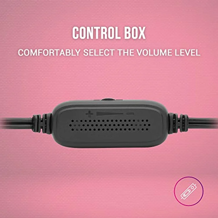 Mars Gaming MSCUBEP Rosa, Kompakte RGB Gaming-Lautsprecher, 8W DSP Soundprozessor, Lautstärkeregler – Bild 4