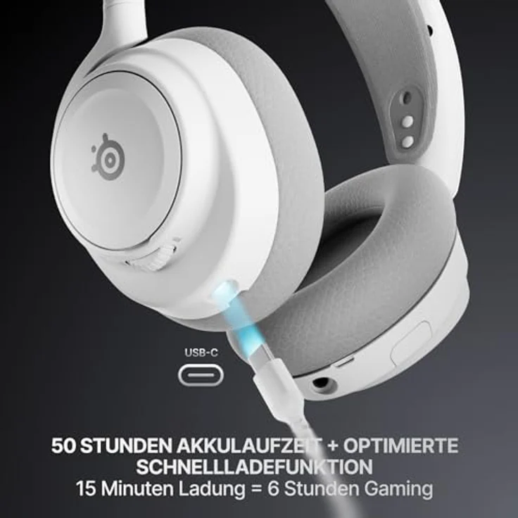 SteelSeries Arctis Nova 7P Wireless Gen 2, PlayStation Gaming-Headset mit 50+ Std. Akkulaufzeit, 2,4 GHz/Bluetooth, Echtzeit-App-Steuerung, PC, PS5, PS4, Switch, Mobilgeräte – Bild 5