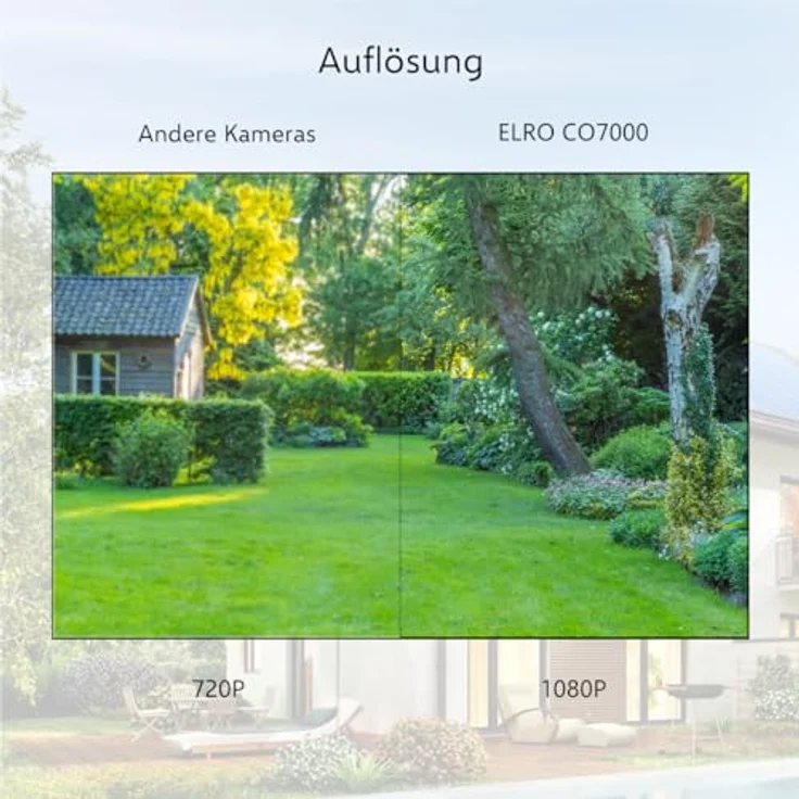 ELRO CO7000 Außen WiFi IP Sicherheitskamera mit Bewegungssensor und Nachtsicht - Full HD 1080P Überwachungskamera - IP66 Wasserdicht – Bild 3