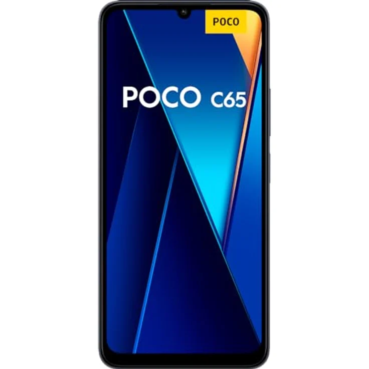 Xiaomi Poco C65 Smartphone 6,74 Zoll AMOLED DotDisplay, 128GB, 6GB RAM, Schwarz – Bild 2
