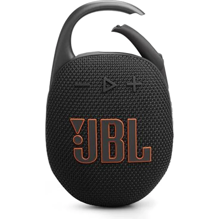 JBL Clip 5 in Black - Portable Bluetooth Speaker Box Pro Sound, Deep Bass and Playtime Boost Function - Waterproof and Dustproof - 12 Hours Runtime – Bild 1