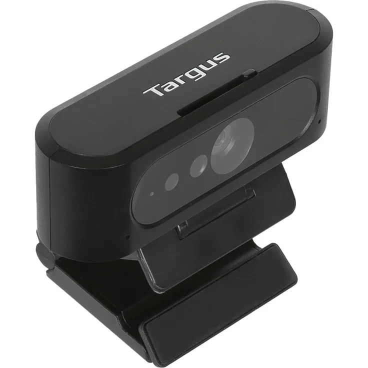 Targus 2K Webcam mit Autofokus, integriertes Rauschunterdrückungsmikrofon, Plug-and-Play, für Homeoffice und Streaming, USB-A