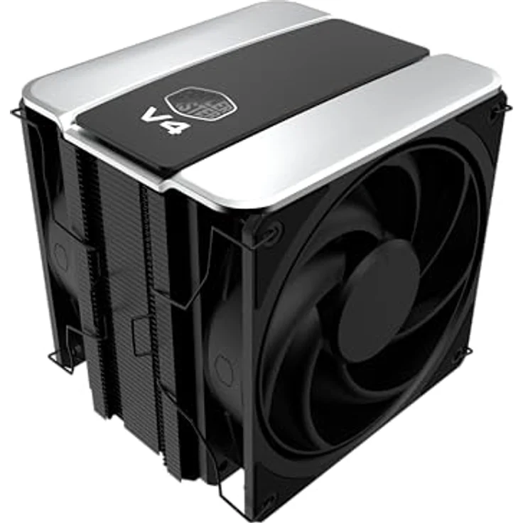 Cooler Master V4 ALPHA 3DHP, Tower-CPU-Kühler mit 4-Pin PWM Anschluss, schwarz, kompatibel mit Intel und AMD Sockeln – Bild 2