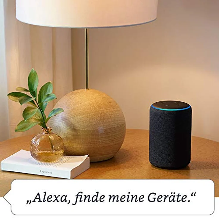 Amazon Echo Plus (2. Generation), mit Premiumklang und integriertem Smart Home-Hub, Sandstein Stoff – Bild 3