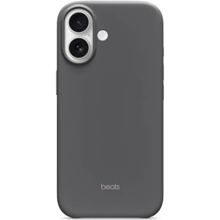 Beats iPhone 17 Case, MagSafe mit Kamerasteuerung, matte Außenseite, Mikrofaser-Innenfutter, Granitgrau – Bild 1