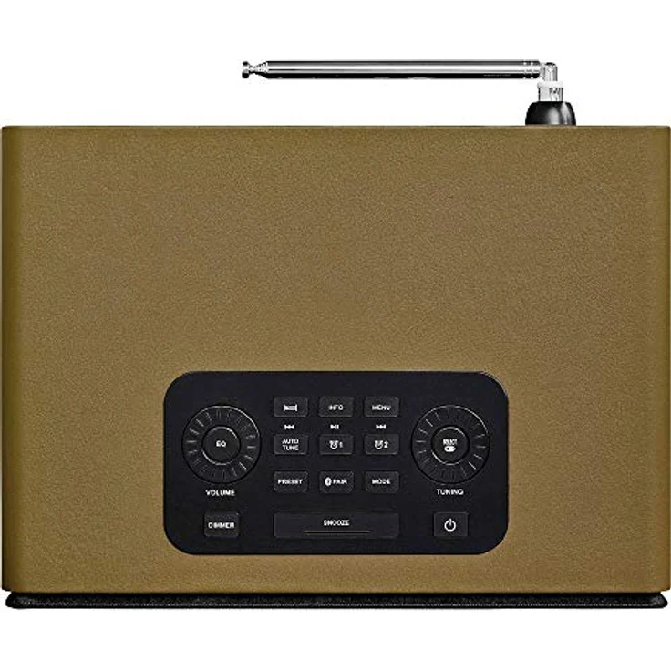 Sangean DDR-36 DAB+ Digitalradio (DAB+-UKW-Tuner, Bluetooth, Weckfunktion, Sleep-Timer, AUX-In) inkl. Fernbedienung braun – Bild 5