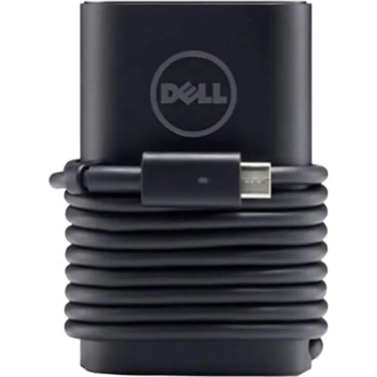 Dell USB-C AC Adapter (90 W) für Dell Notebooks, robustes Netzteil mit Power Cord, Schwarz