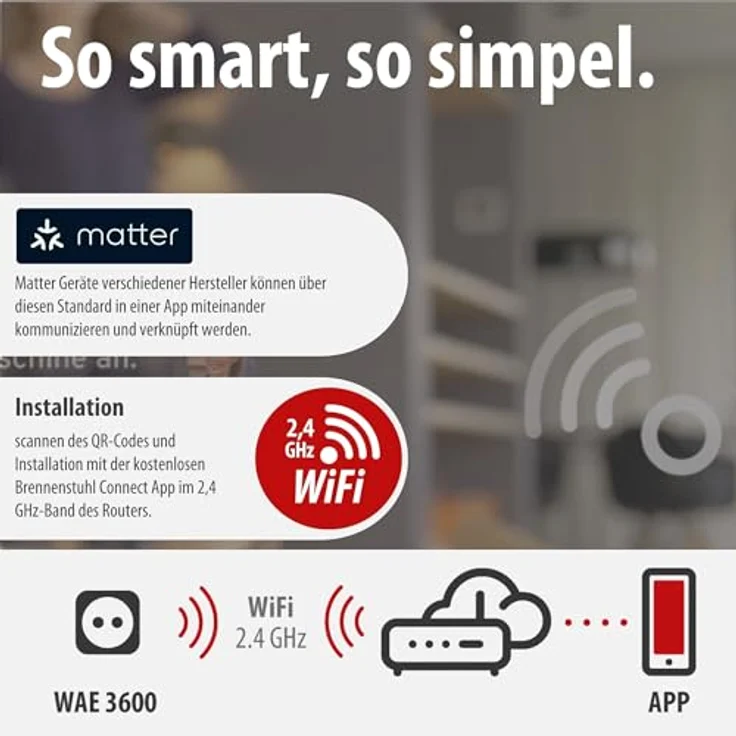 Brennenstuhl 1294880, Smarte Steckdose, WLAN, kabellos, weiß, 3680 W – Bild 4
