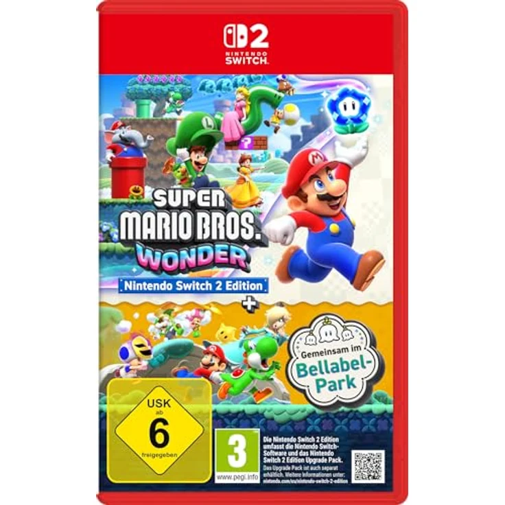Nintendo SW2 Super Mario Bros. Wonder - Nintendo Switch 2 Edition, 2D-Abenteuer mit Mehrspieler-Attraktionen im Bellabel-Park – Bild 2