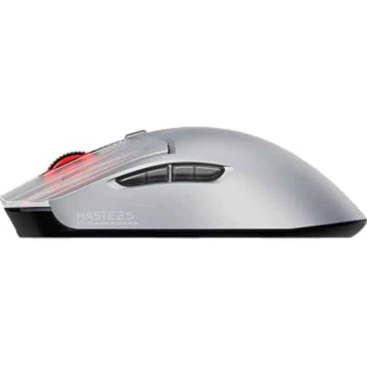 HyperX Pulsefire Haste 2 S, Kabellose Gaming-Maus mit Magnesiumgehäuse, Ultra-leicht (64 g), 120 h Akkulaufzeit, 26 K Sensor, Glas Skates, Silber – Bild 3