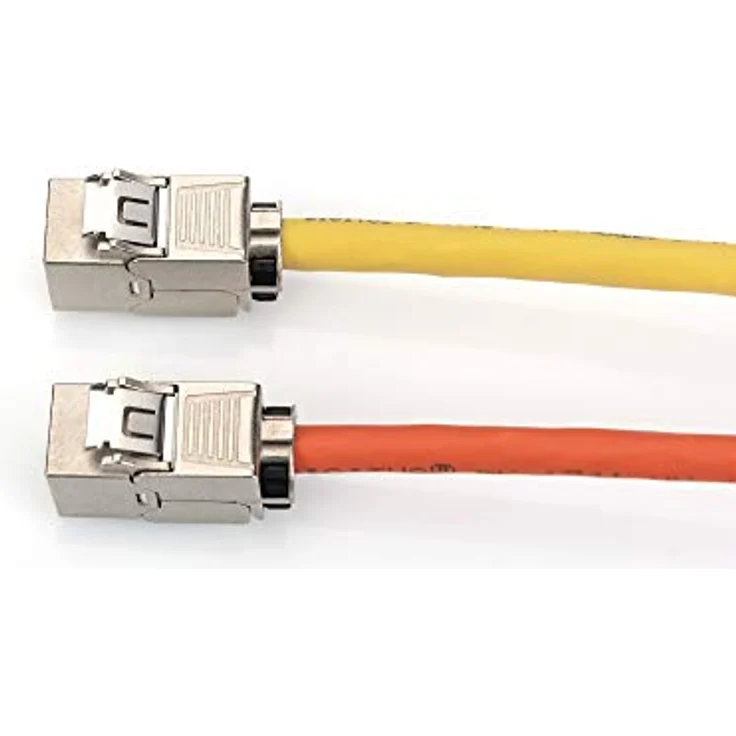 DIGITUS Keystone-Modul Cat-6A Geschirmt - 24 Stück - RJ45 - Designfähig - 500 MHz 10GBase-T - Metallclip - Werkzeugfrei – Bild 4