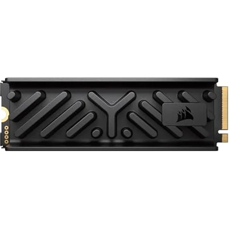 Corsair MP700 Elite 2TB PCIe 5.0 x4 NVMe M.2 SSD mit Heatsink – Bis zu 10,000MB/sec – 3D TLC NAND – DirectStorage – Schwarz
