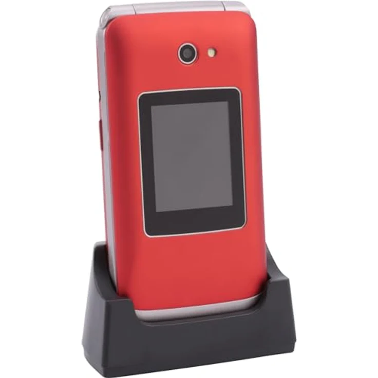 Olympia Mobiltelefon VITUS ROT 4G (2227) - Vielseitiges Tastenhandy mit intuitiver Bedienung und hörgerätekompatibel – Bild 2