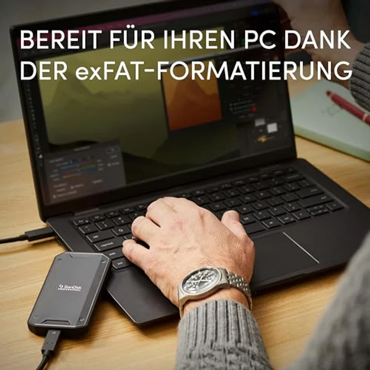SanDisk Professional Pro G40 4TB External SSD Thunderbolt 3 40Gbps USB-C 10Gbps Ultra-rugged IP68 du (4000 GB), Externe SSD – Bild 6
