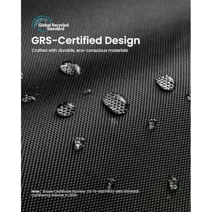 tomtoc 360° Laptoptasche für 15,6 Zoll Acer, ASUS, Dell, HP, Lenovo, Wasserabweisend, Rundumschutz mit CornerArmor-Technologie, Schwarz – Bild 5